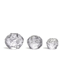 Naložite sliko v pregledovalnik galerije, Svečnik za čajno svečko SNOWBALL srednji 70mm Kosta Boda
