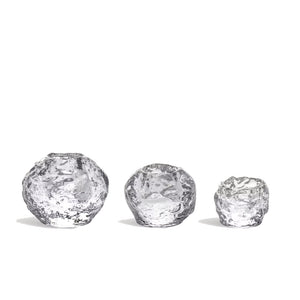 Svečnik za čajno svečko SNOWBALL srednji 70mm Kosta Boda