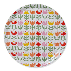 Lesen pladenj TULIP rdeč 38 cm Bengt & Lotta