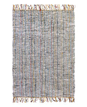 Naložite sliko v pregledovalnik galerije, Usnjena preproga VILPOLA 90x200cm siva Finarte
