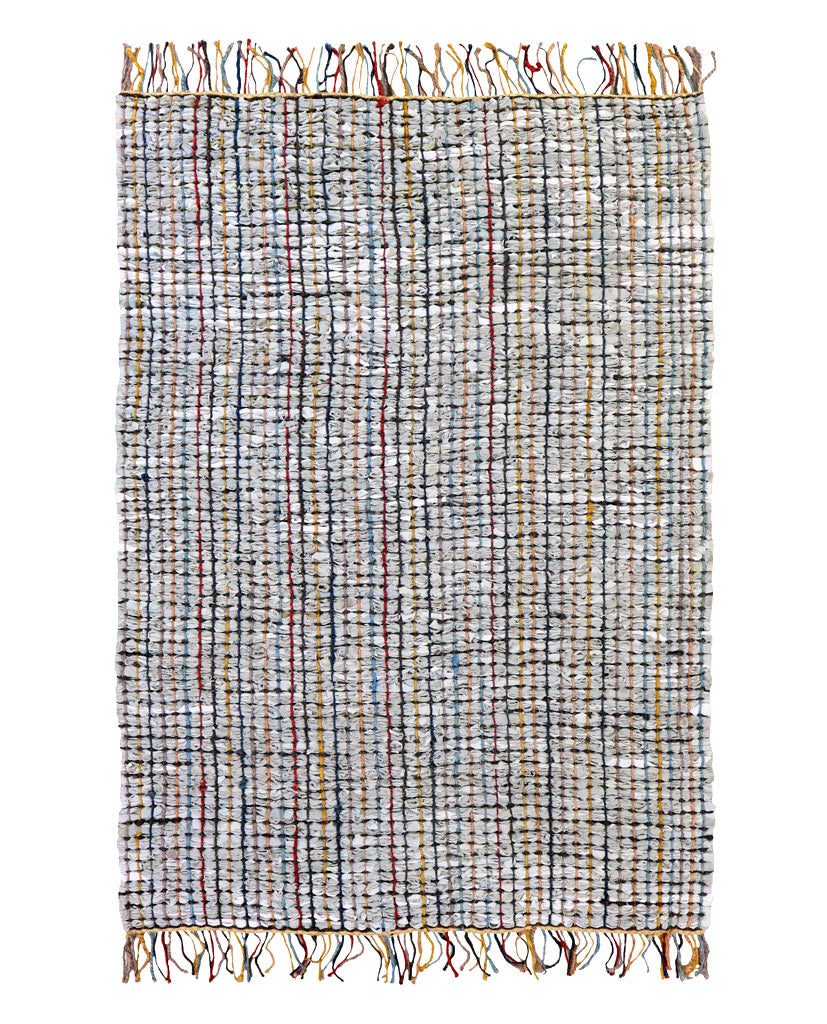 Usnjena preproga VILPOLA 90x200cm siva Finarte