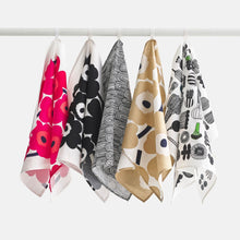 Naložite sliko v pregledovalnik galerije, Set 2 kuhinjskih krp Unikko bež  Marimekko
