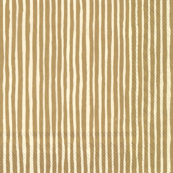 Papirnati prtički Varvunraita 33x33 cm zlata Marimekko