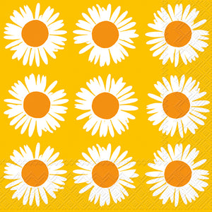 Papirnati prtički Auringonkukka rumena 33x33 cm Marimekko