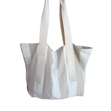Naložite sliko v pregledovalnik galerije, Bombažna nakupovalna torba TOTE BAG STRIPES ooh noo
