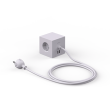 Naložite sliko v pregledovalnik galerije, Električni razdelilec SQUARE 1 USB siv AVOLT
