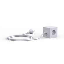 Naložite sliko v pregledovalnik galerije, Električni razdelilec SQUARE 1 USB siv AVOLT

