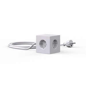 Električni razdelilec SQUARE 1 USB siv AVOLT