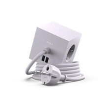 Naložite sliko v pregledovalnik galerije, Električni razdelilec SQUARE 1 USB siv AVOLT
