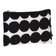 Naložite sliko v pregledovalnik galerije, Kozmetična torbica Kaika Räsymatto črna Marimekko
