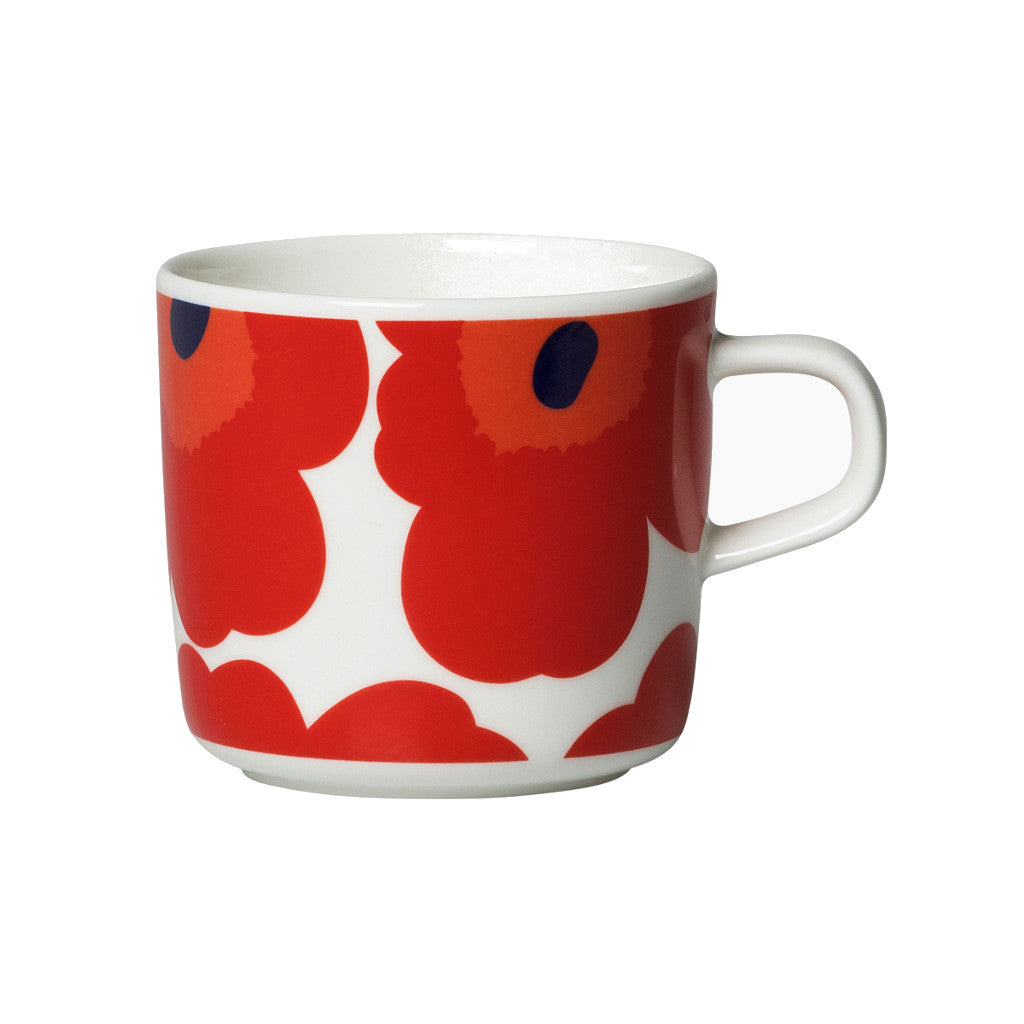 Skodelica 2 dl Oiva - Unikko rdeča Marimekko