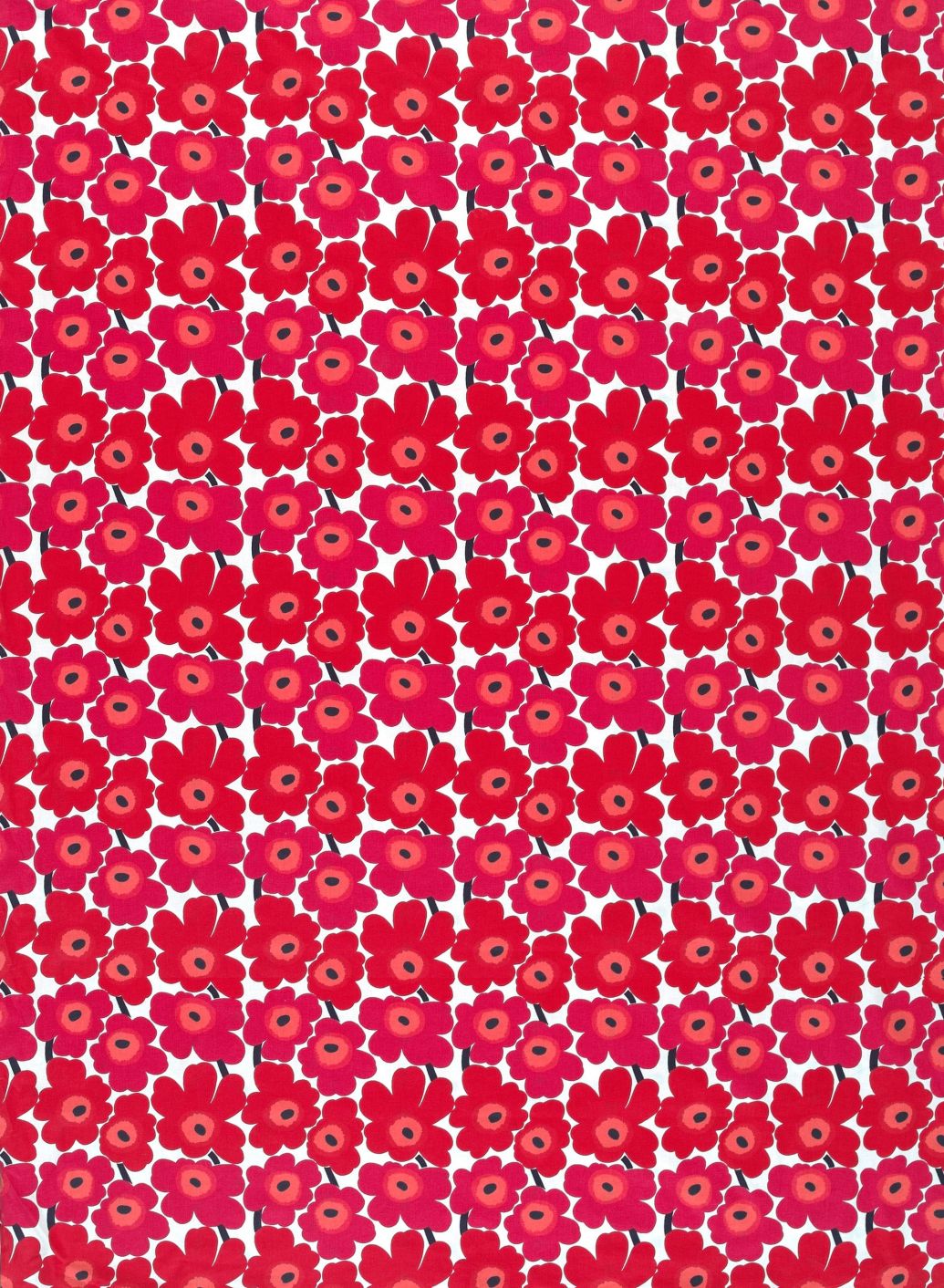 Potiskano bombažno blago Mini Unikko Marimekko