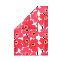 Naložite sliko v pregledovalnik galerije, Prevleka za odejo Unikko 135/140 x 200 cm rdeča Marimekko
