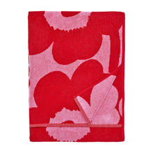Naložite sliko v pregledovalnik galerije, Kopalna brisača Unikko rdeča Marimekko
