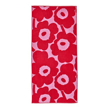Naložite sliko v pregledovalnik galerije, Kopalna brisača Unikko rdeča Marimekko
