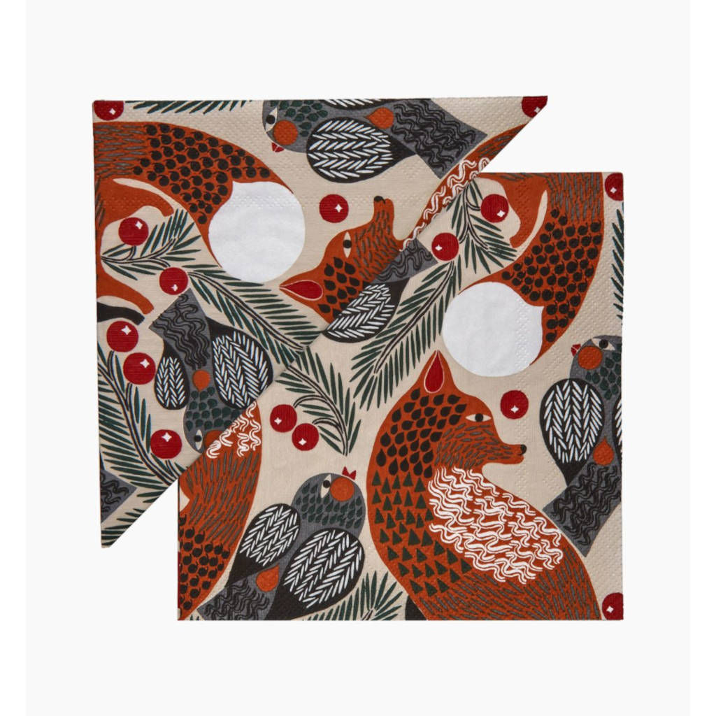 Papirnati prtički Ketunmarja 33x33 cm Marimekko