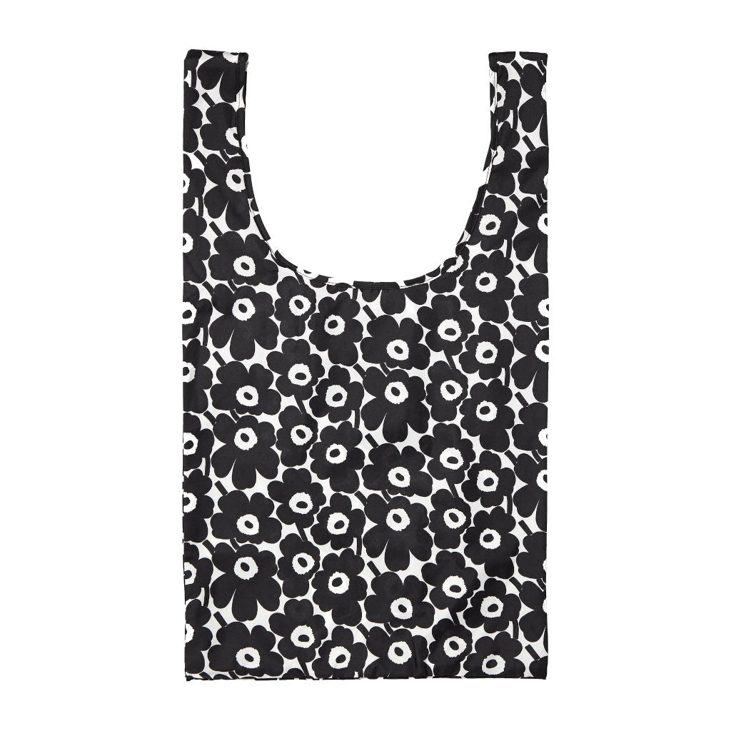 Nakupovalna vrečka za večkratno uporabo Smartbag Mini Unikko črna Marimekko