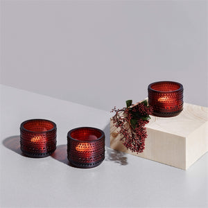 Svečnik za čajno svečo Kastehelmi 64mm brusnica Iittala