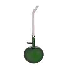 Naložite sliko v pregledovalnik galerije, Set 3 okraskov steklena jabolka zelena Iittala
