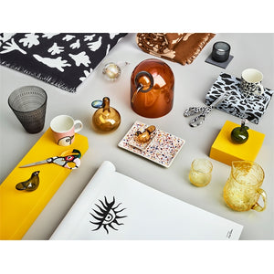 Set 3 okraskov steklena jabolka zelena Iittala