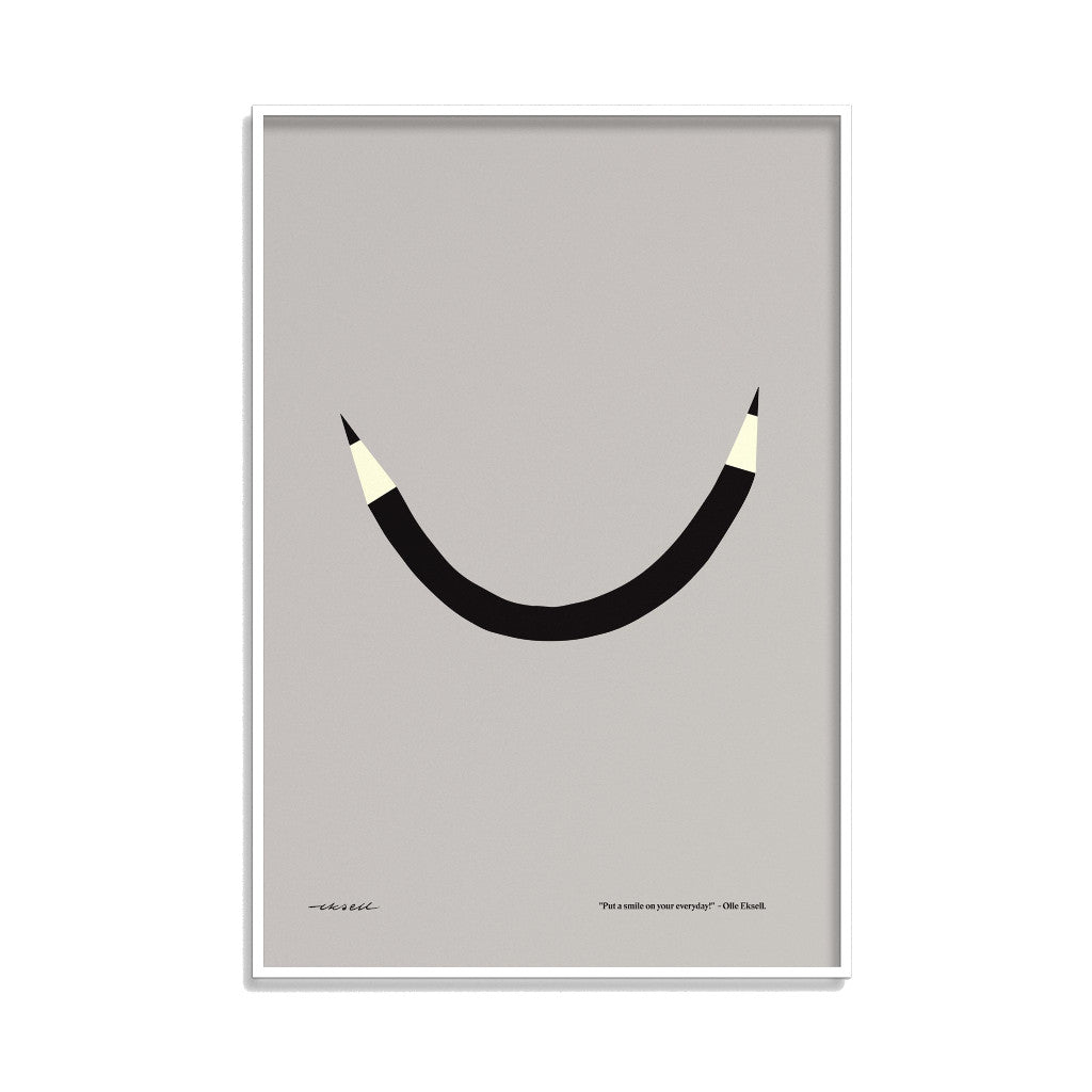 Print Put a Smile on Your Everyday 50 x 70 cm Olle Eksell
