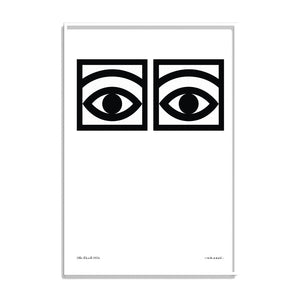 Print Ögon Cacao Black One Eye 50 x 70 cm Olle Eksell