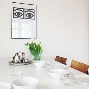 Print Ögon Cacao Black One Eye 50 x 70 cm Olle Eksell