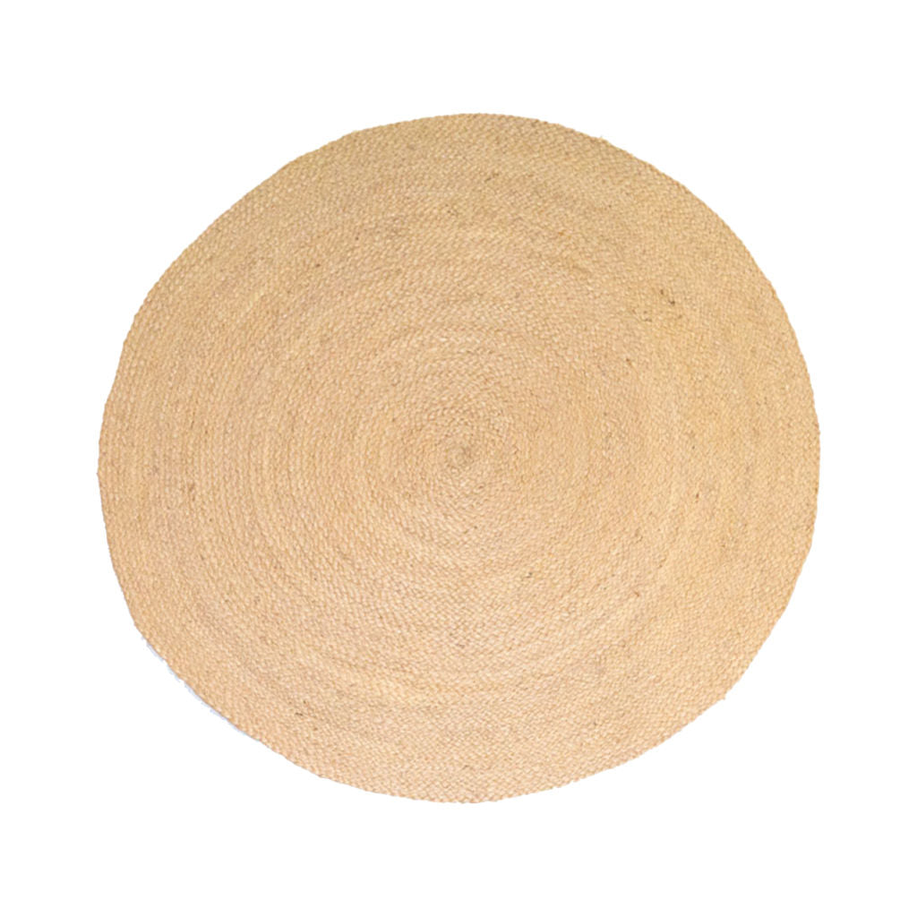Okrogla preproga iz jute Natur beige Finarte